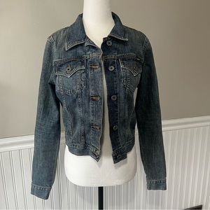 Guess Jeans Cropped Denim Jean Jacket